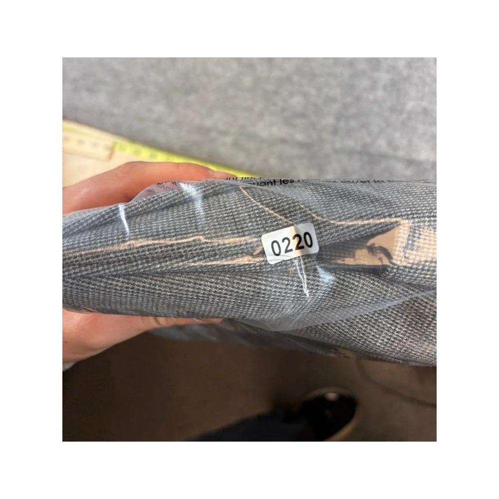 Vintage 1970s Levis Bend Over Pants Mens 34 Grey Houndstooth Deadstock Pleated